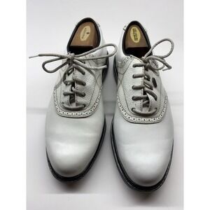 Callaway CG Sport Comfort Saddle Golf Shoe Men 9 White/Black M210-01